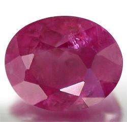RUBY (NATURAL BURMA) - PIGEON BLOOD RED OVAL FACET - 0.38cts