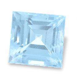 TOPAZ - SKY BLUE SQUARE FACET - 1.84cts