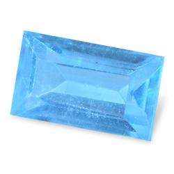TOPAZ - SWISS BLUE BAGUETTE FACET - 0.31cts