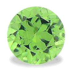 TSAVORITE - VIVID GREEN ROUND FACET - 0.39cts