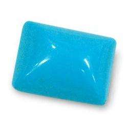 TURQUOISE - TOP NEON BLUE BAGUETTE CABOCHON - 1.45cts