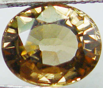 ZIRCON (NATURAL CAMBODIA) - GOLDEN OVAL FACET - 6.30cts