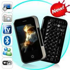 Gunslinger China Cell Phone with Keyboard and Swivel Touchscreen