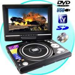 Portable DVD and Multimedia Player with 7 Inch Widescreen LCD