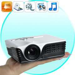 MediaMax - Multimedia Mini Projector (SD Card + USB)