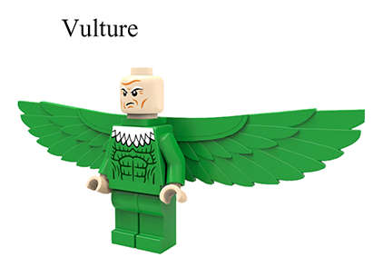 Lego -compatible Minifigure - Vulture