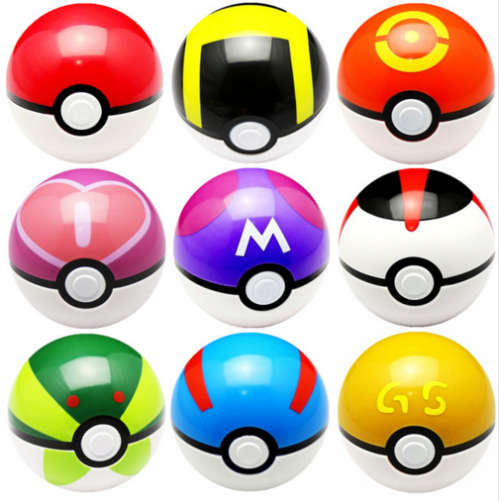 Pokemon ABS Pokeball 7cm - 9 colours available