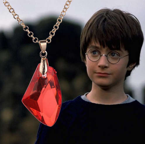 Harry Potter Philosopher Stone Necklace IN STOCK