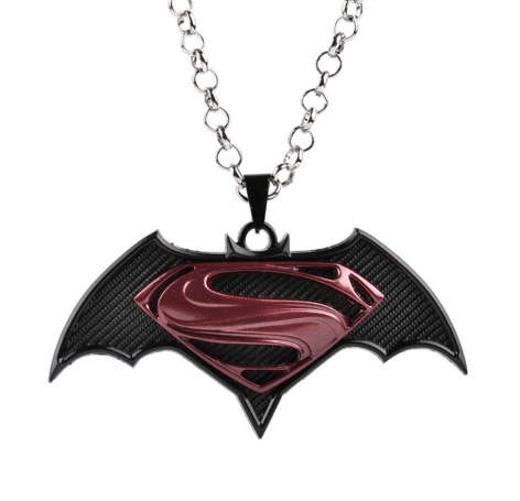 Superman vs Batman Necklace IN STOCK SPECIAL