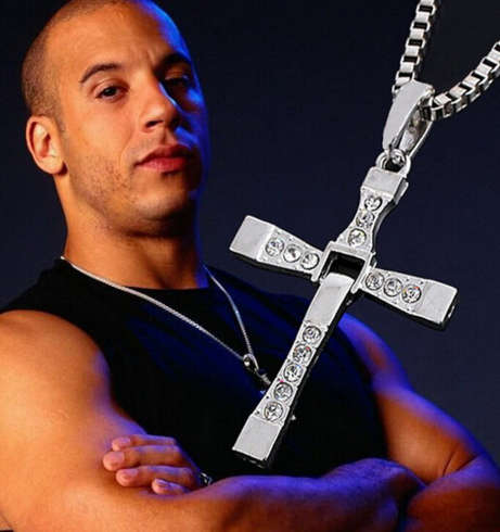 Vin Diesel Cross Necklace