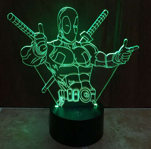 Deadpool Table LED Lamp IN STOCK SPECIAL