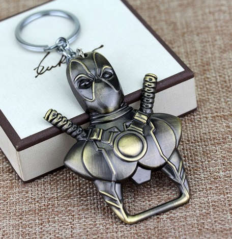 Deadpool Bottle Opener Keychain