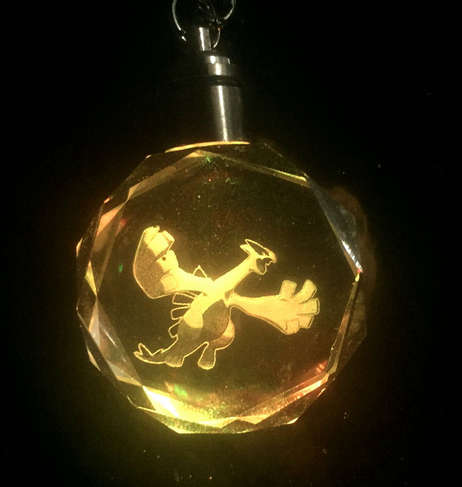 LED Pokemon Go Keyring