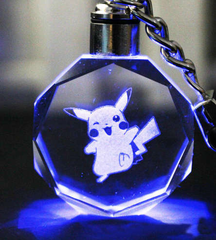 LED Pokemon Go Pikachu Keyring