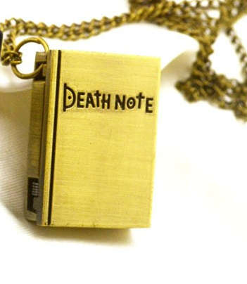 Death note Pocket Watch With Necklace Chain