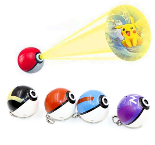 Pokemon Go Pokeball Projector - 5cm Key ring