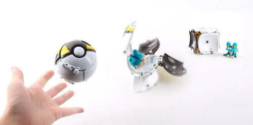 Pokemon Go Bounce Pop Pokeball with Random Pokemon Figurine