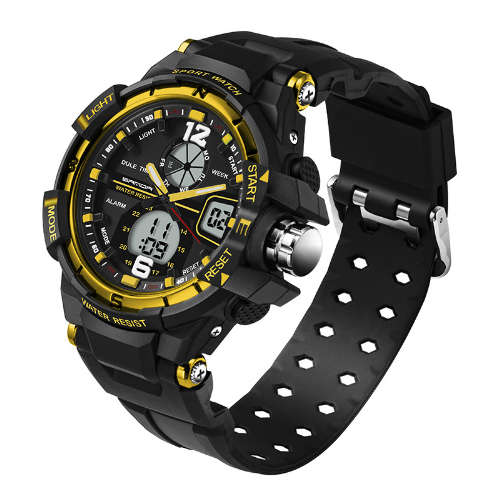 Sanda Waterproof LED Sports Watch for Men