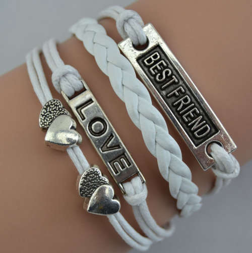 Infinity Genuine Leather Bracelet - Best Friend