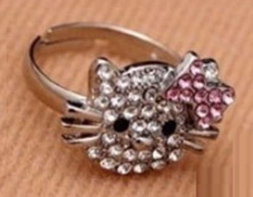 Hello Kitty Ring -  Adjustable