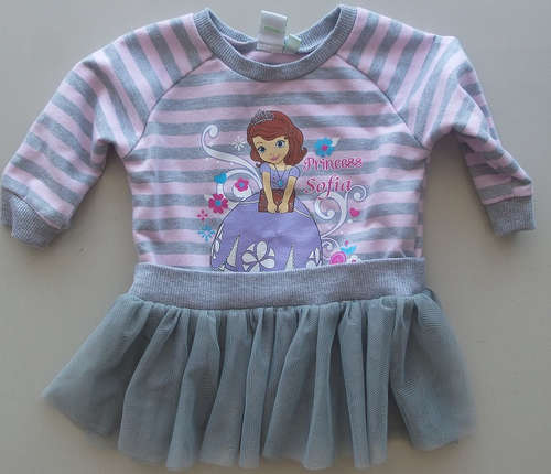 Cute Disney Princess Sofia Baby Dress- 3/6 Months