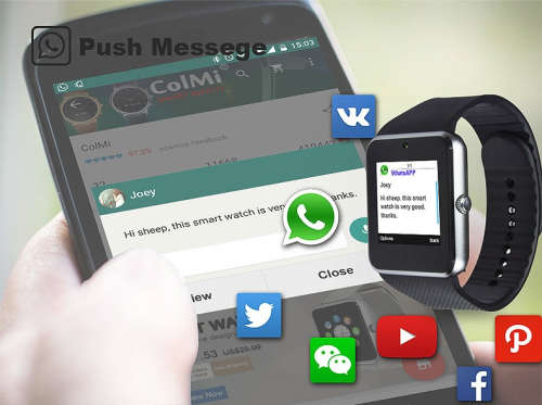 GT08 Smart Watch - Black