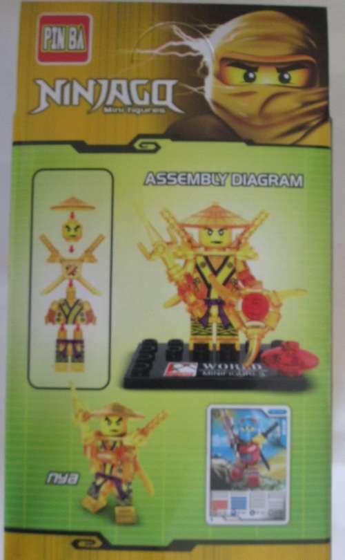 Lego-compatible Ninja Minifigure