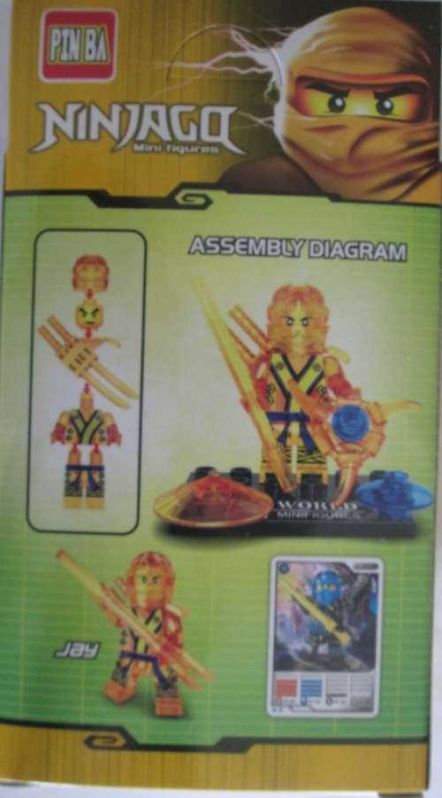 Lego-compatible Ninja Minifigure