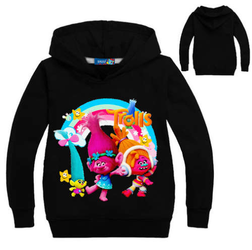 Trolls Movie Hoodie Jacket for Girls