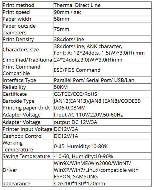 Thermal Receipt Printer