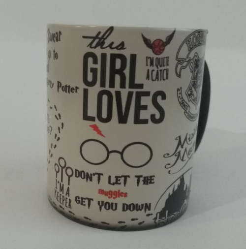 This Girl Loves Harry Potter Heat Reveal Mug - Heat sensitive