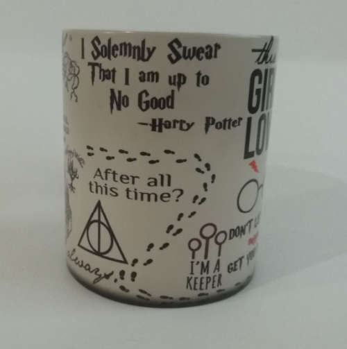 This Girl Loves Harry Potter Heat Reveal Mug - Heat sensitive