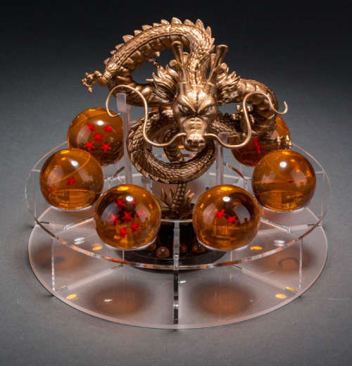 DBZ Dragonballs and Golden colour Dragon of Shenron Set - Dragon Ball Z