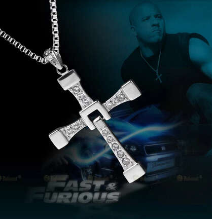 Fast and the Furious - Vin Diesel Cross Necklace IN STOCK