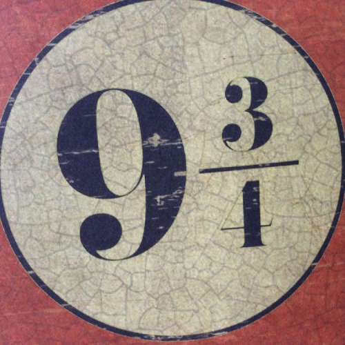 Harry Potter Hogwarts Express - Platform 9 3/4 Poster (71x24cm)