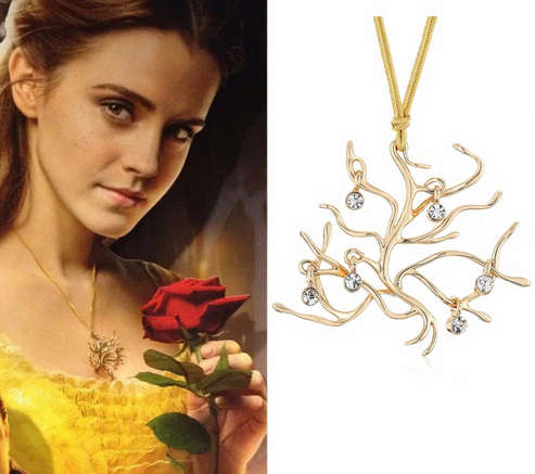 Beauty and the Beast Belle Linkchain Necklace