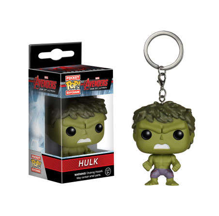 Pocket Pop Keyring (about 4cm) - Hulk