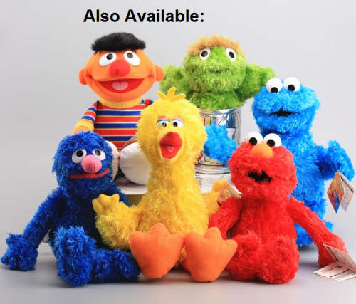 Sesame Street Cookie Monster Plush Toy - Approx 28cm