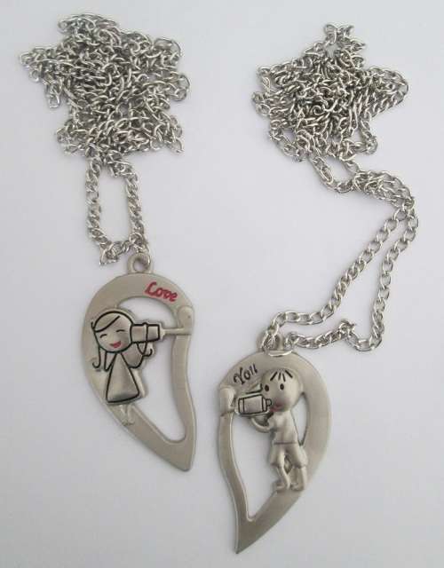 Love You Necklaces for Couples  - R49.00 for both IN STOCK SPECIAL