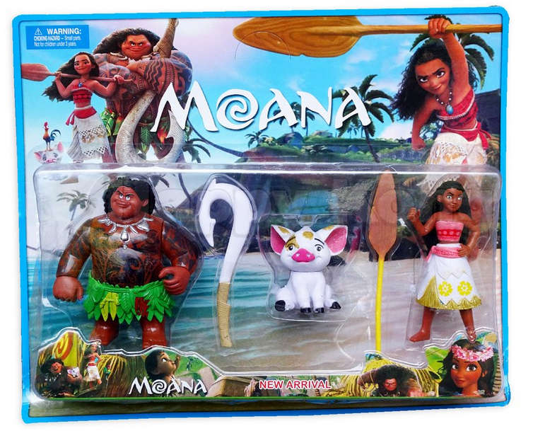 Moana set of 3 PVC figures SPECIAL - IN STOCK