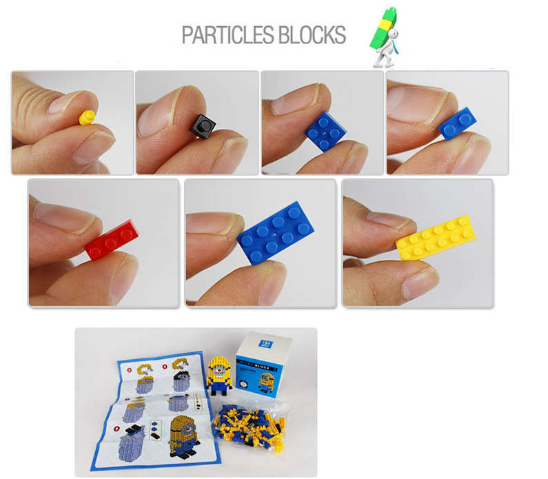 LOZ Diamond Blocks 140 pcs - Sesame Street Elmo