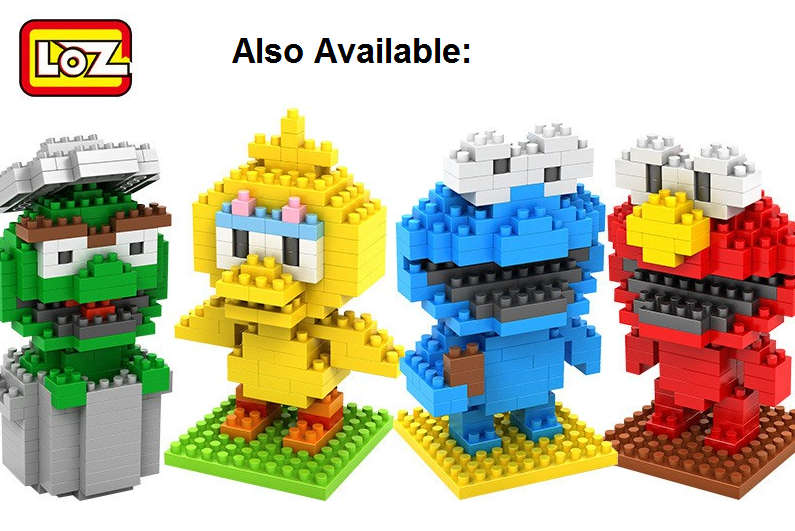 LOZ Diamond Blocks 140 pcs - Sesame Street Elmo