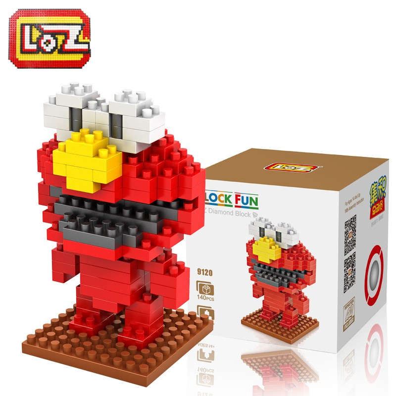 LOZ Diamond Blocks 140 pcs - Sesame Street Elmo