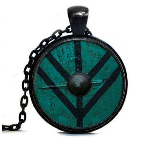 Vikings Shield of Lagertha necklace