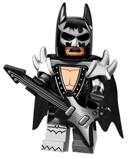 Rocker Batman Lego -compatible Minifigure - Batman Mini