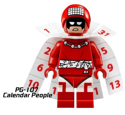 Calendar Man Lego -compatible Minifigure - Calendar Man Mini