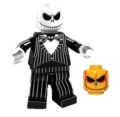 Lego -compatible Minifigure - Nightmare before Christmas Jack Skellington
