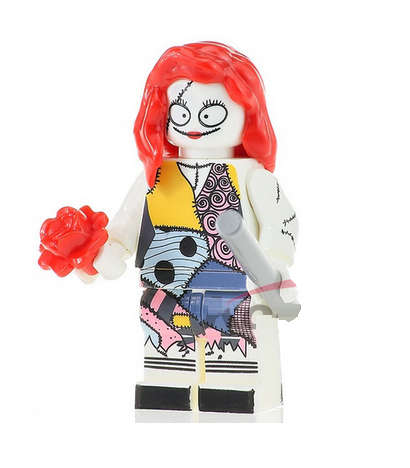 Nightmare before Christmas Lego -compatible Sally Minifigure