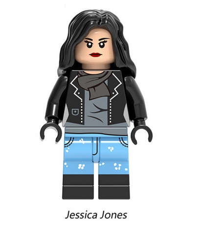 Superheroes Lego -compatible Minifigure - Jessica Jones Mini