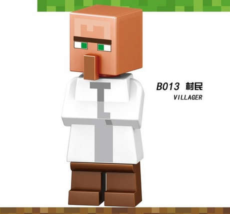 Minecraft Lego -compatible Minifigure - Villager